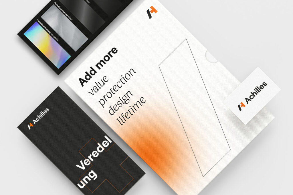 Titelbild: Neues Corporate Design für Achilles, Beispiel für Markenrelaunch von agentur ooniyo